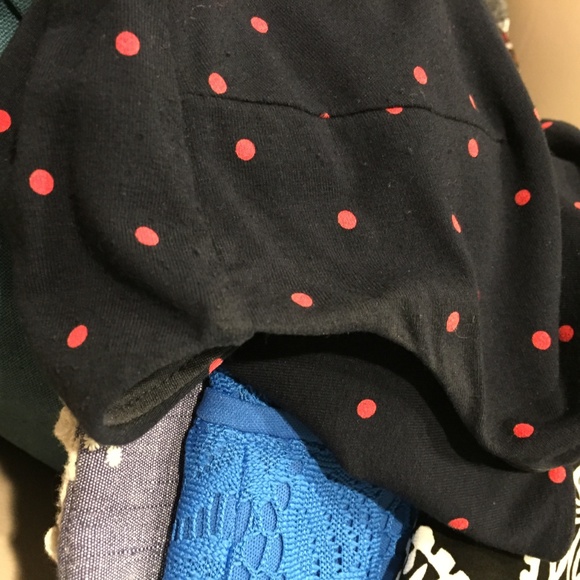 Ann Taylor Petite sleeveless dress black red - Picture 7 of 7